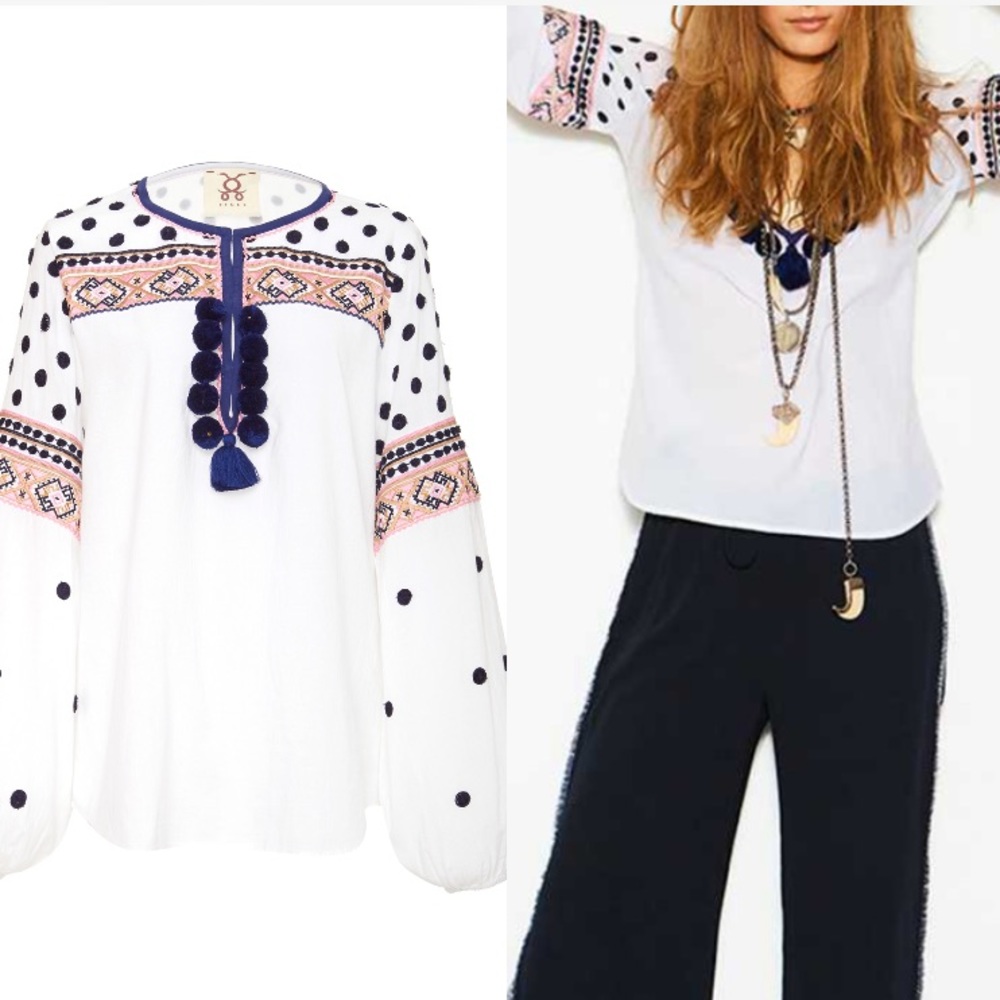 Figue Savannah Balloon Sleeve Top